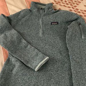 Patagonia Quarter Zip Better Sweater, Berlin Blue